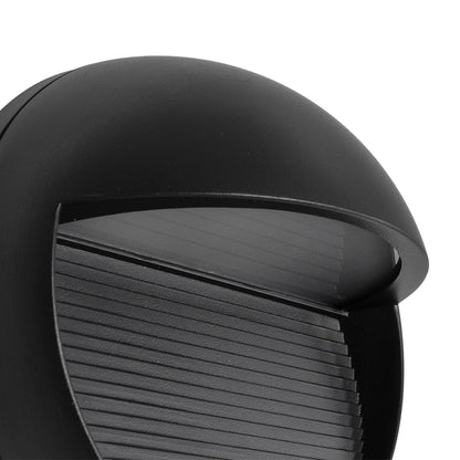 STEPART KLV-101-0095 Φωτιστικό Σκαλοπατιού / Διαδρόμου LED 3W 375lm 45° AC 220-240V Αδιάβροχο IP65 Θερμό Λευκό 2700K - Lumileds SMD Chip & TÜV SÜD Driver - Μαύρο Ματ - Μ16 x Π8 x Υ16