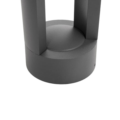 GREMO KLV-101-0122 Φωτιστικό Κολωνάκι Κήπου LED 7W 735lm 45° AC 220-240V Αδιάβροχο IP65 Θερμό Λευκό 2700K - Bridgelux COB Chip & TÜV SÜD Driver - Γκρι Ανθρακί Ματ - Μ10.8 x Π10.8 x Υ50