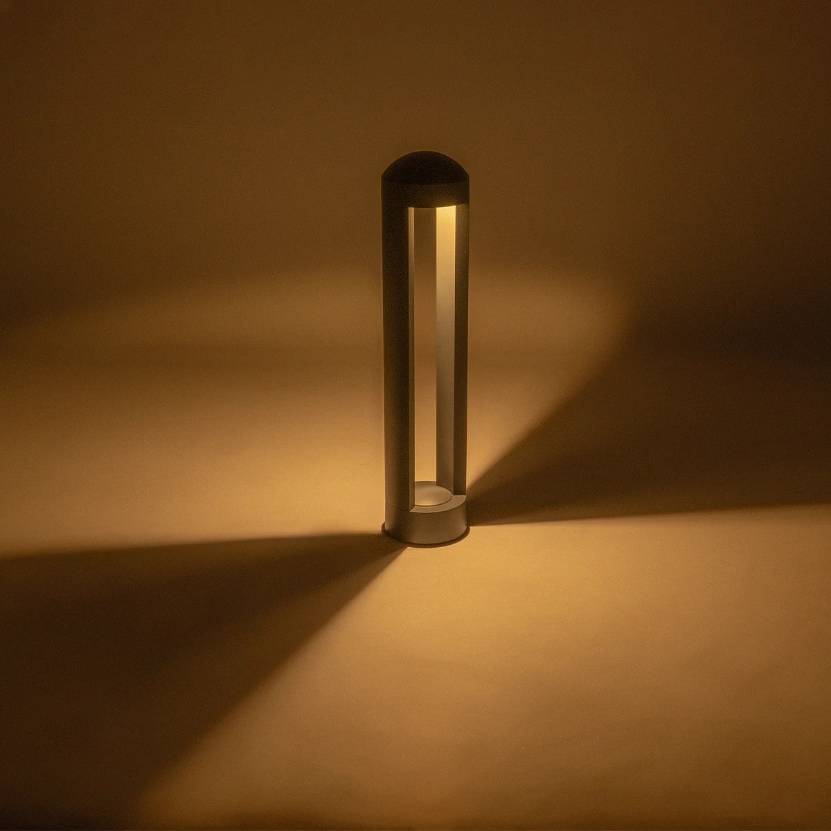 GREMO KLV-101-0122 Φωτιστικό Κολωνάκι Κήπου LED 7W 735lm 45° AC 220-240V Αδιάβροχο IP65 Θερμό Λευκό 2700K - Bridgelux COB Chip & TÜV SÜD Driver - Γκρι Ανθρακί Ματ - Μ10.8 x Π10.8 x Υ50