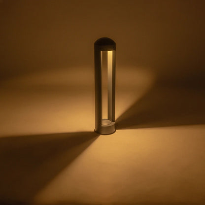 GREMO KLV-101-0122 Φωτιστικό Κολωνάκι Κήπου LED 7W 735lm 45° AC 220-240V Αδιάβροχο IP65 Θερμό Λευκό 2700K - Bridgelux COB Chip & TÜV SÜD Driver - Γκρι Ανθρακί Ματ - Μ10.8 x Π10.8 x Υ50