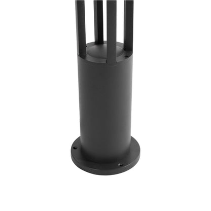 GREMO KLV-101-0123 Φωτιστικό Κολωνάκι Κήπου LED 7W 735lm 45° AC 220-240V Αδιάβροχο IP65 Θερμό Λευκό 2700K - Bridgelux COB Chip & TÜV SÜD Driver - Γκρι Ανθρακί Ματ - Μ15.5 x Π15.5 x Υ80