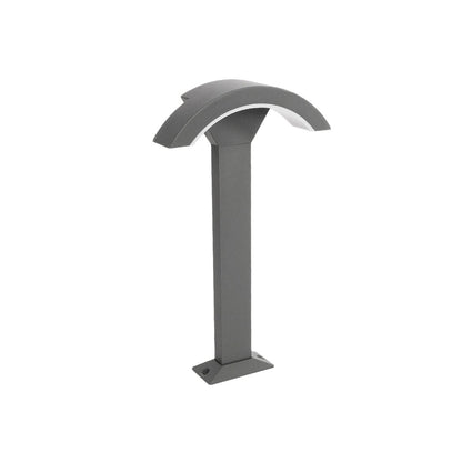 GREMO KLV-101-0125 Φωτιστικό Κολωνάκι Κήπου LED 10W 1050lm 45° AC 220-240V Αδιάβροχο IP65 Θερμό Λευκό 2700K - Lumileds SMD Chip & TÜV SÜD Driver - Γκρι Ανθρακί Ματ - Μ29.5 x Π11.5 x Υ50