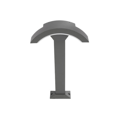 GREMO KLV-101-0125 Φωτιστικό Κολωνάκι Κήπου LED 10W 1050lm 45° AC 220-240V Αδιάβροχο IP65 Θερμό Λευκό 2700K - Lumileds SMD Chip & TÜV SÜD Driver - Γκρι Ανθρακί Ματ - Μ29.5 x Π11.5 x Υ50