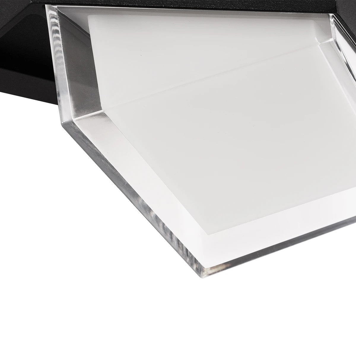 EMPIRE 60781 Μοντέρνο Φωτιστικό Τοίχου - Απλίκα LED 12W 1200lm 120° AC 220-240V Αδιάβροχο IP65 Θερμό Λευκό 2700K - Bridgelux SMD Chip & TÜV SÜD Driver - Μαύρο Ματ - Μ18.5 x Π10 x Υ17.5