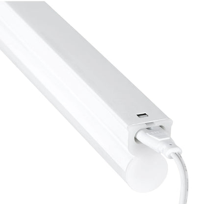 TUBO 60788 Γραμμικό Επεκτεινόμενο Φωτιστικό T5 60cm LED 9W 882lm 180° AC 220-240V IP20 Φυσικό Λευκό 4500K - Lumileds SMD Chip - Λευκό Γαλακτερό - Μ60 x Π2.2 x Υ3.5