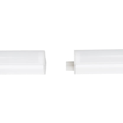 TUBO 60788 Γραμμικό Επεκτεινόμενο Φωτιστικό T5 60cm LED 9W 882lm 180° AC 220-240V IP20 Φυσικό Λευκό 4500K - Lumileds SMD Chip - Λευκό Γαλακτερό - Μ60 x Π2.2 x Υ3.5