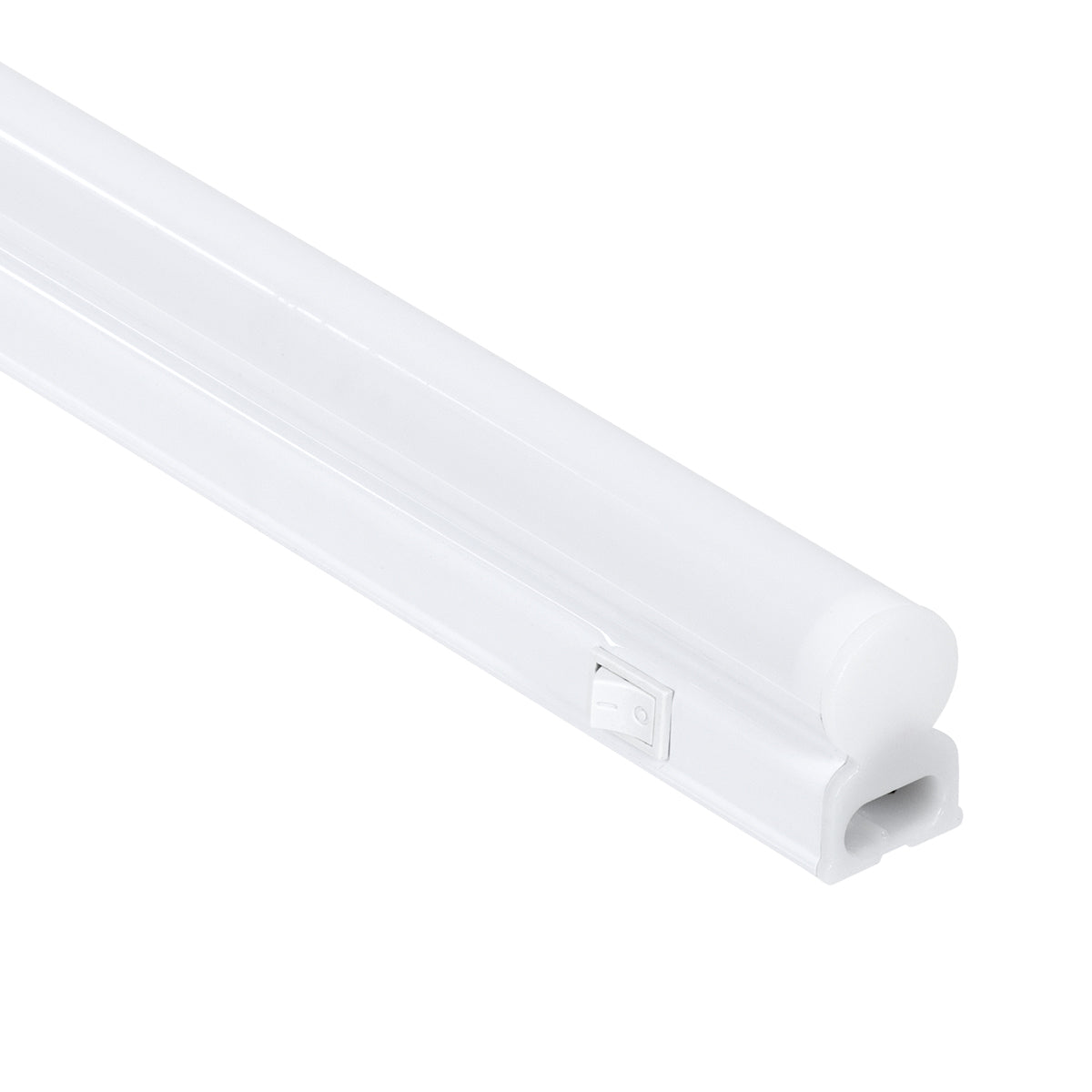 TUBO 60792 Γραμμικό Φωτιστικό Οροφής Linear LED Τύπου T5 Επεκτεινόμενο 18W 1728lm 180° AC 220-240V IP20 Πάγκου Κουζίνας με Διακόπτη On/Off Μ120 x Π2.2 x Υ3.5cm Θερμό Λευκό 2700K - Λευκό