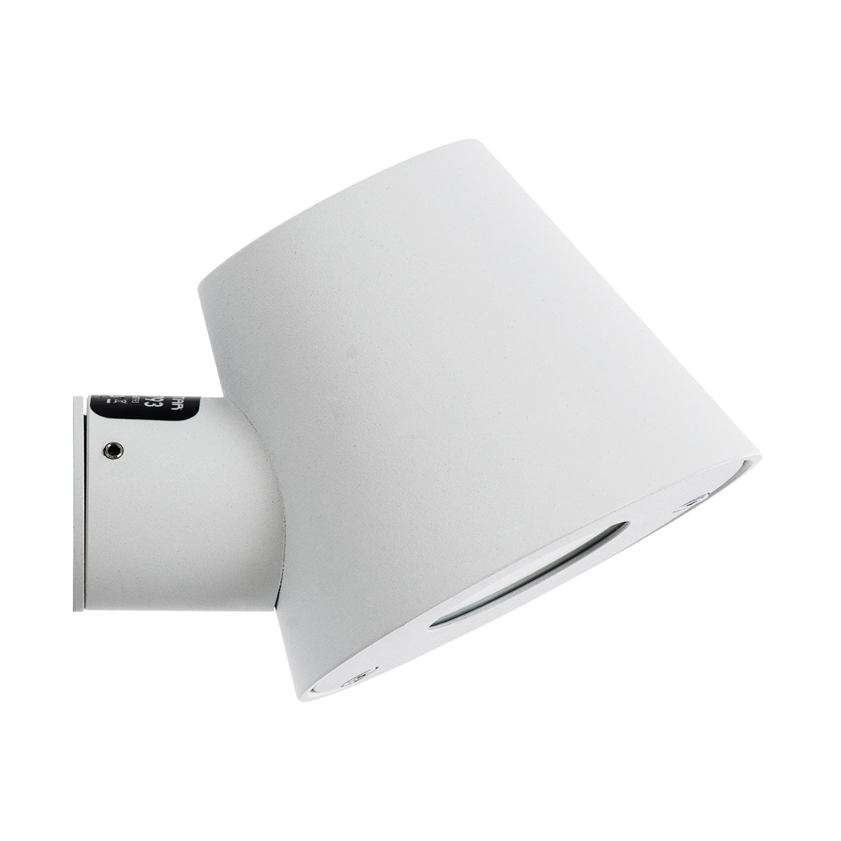 GARDENIA 60793 Φωτιστικό Τοίχου - Απλίκα Αρχιτεκτονικού Φωτισμού Εσωτερικού/Εξωτερικού Χώρου Up or Down Μονόφωτο 1 x GU10 AC220-240V Αδιάβροχο IP65 - Σώμα Αλουμινίου & Tempered Glass - Μ9.5 x Π13 x Υ7.7cm - Λευκό