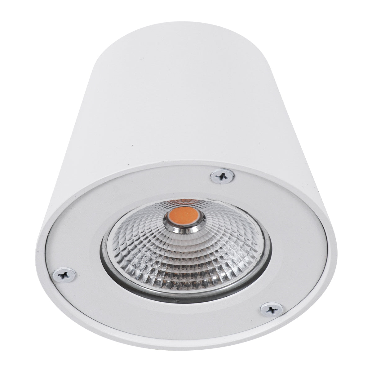 GARDENIA 60797 Φωτιστικό Τοίχου - Απλίκα Αρχιτεκτονικού Φωτισμού Εσωτερικού/Εξωτερικού Χώρου Up or Down LED 7W 700lm 60° AC220-240V Αδιάβροχο IP65 - Σώμα Αλουμινίου & Tempered Glass - Μ9.5 x Π13 x Υ7.7cm - Θερμό Λευκό 2700K - Λευκό - Bridgelux Chip