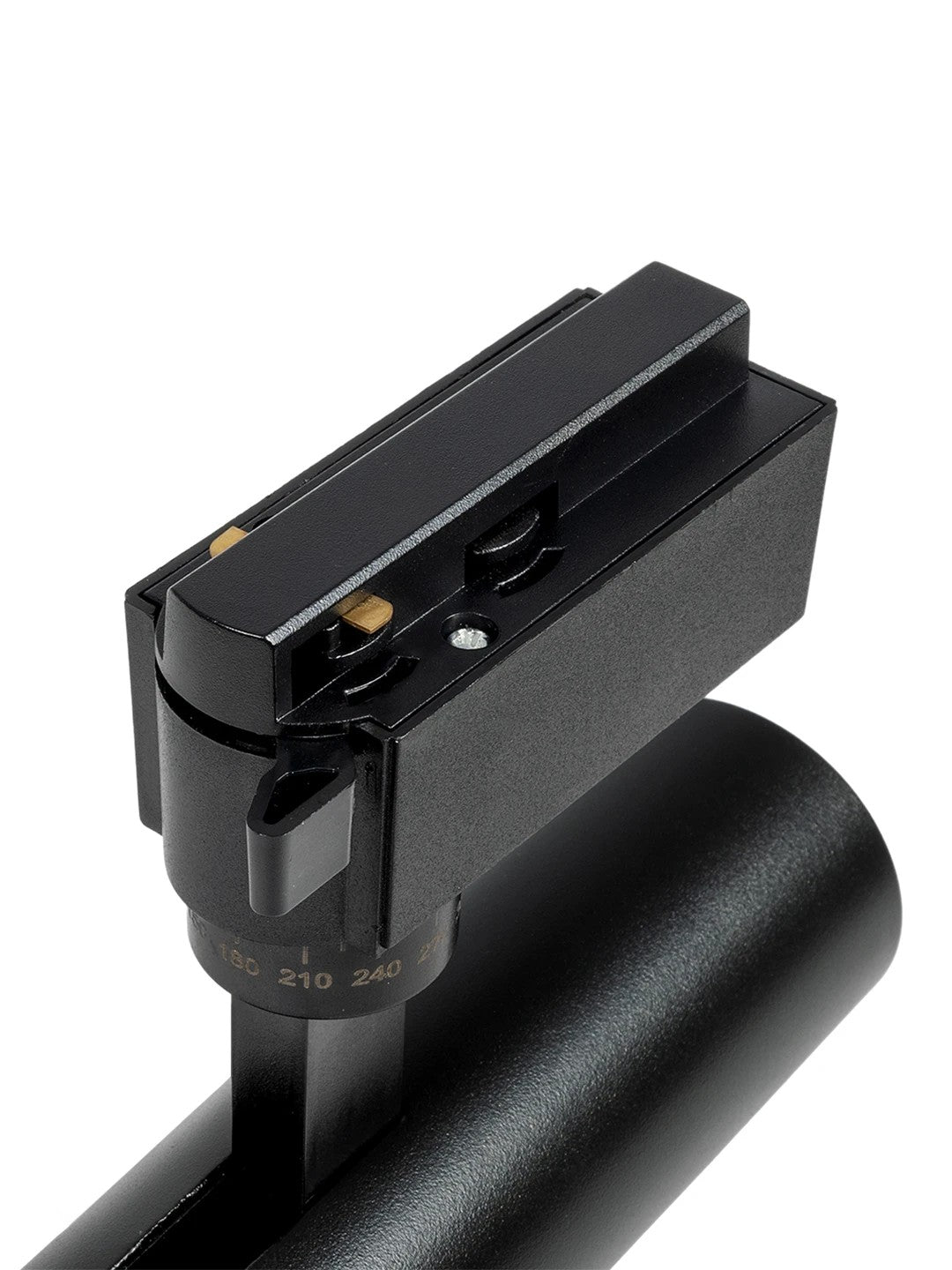 LUGANO 60804 Single-Phase LED Track Spot 10W 1250lm 36° AC 220-240V IP20 Natural White 4500K - Bridgelux COB Chip & TÜV SÜD Driver - Eurotrack 1PH - Matte Black - L8.5 x W5 x H18
