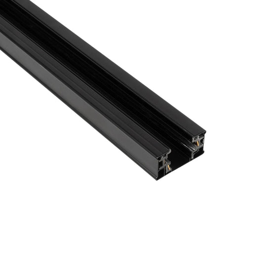 TRACKOLD-2PH 60875 Διφασική Ράγα 3 Καλωδίων 2L+1N για Σύστημα Ράγας Trackold-2PH AC 220-240V IP20 - Μαύρο Ματ - Μ100 x Π5 x Υ1