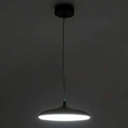 BARON 60886 Κρεμαστή Πλαφονιέρα Οροφής LED CCT 12W 1440lm 120° AC 220-240V - Εναλλαγή Φωτισμού μέσω Διακόπτη On/Off All In One Ψυχρό 6000k+Φυσικό 4500k+Θερμό 2700k Φ25 x Υ8cm - Χρυσό Πλατίνα