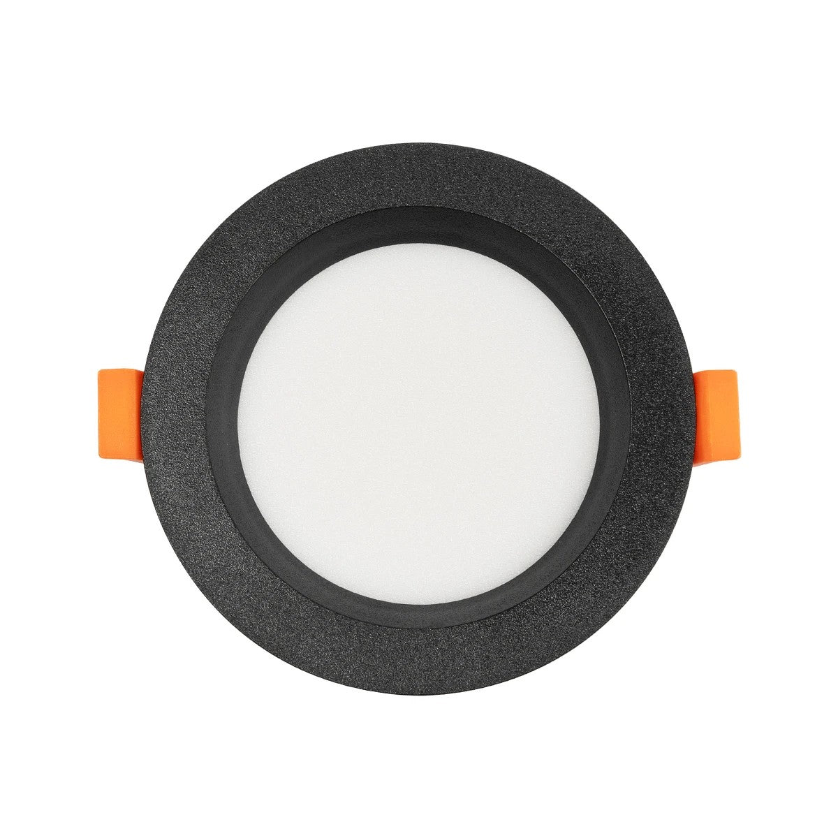 WATERA 60897 Χωνευτό Downlight Σποτ Panel LED 12W 1500lm 120° AC 220-240V Αδιάβροχο IP54 Ρυθμιζόμενο Λευκό CCT με Διακόπτη στο Σώμα 2700K/4500K/6000K Dimmable - Lumileds SMD Chip & TÜV SÜD Driver - Μαύρο Ματ - Μ10.8 x Π10.8 x Υ3.2cm / Q9cm