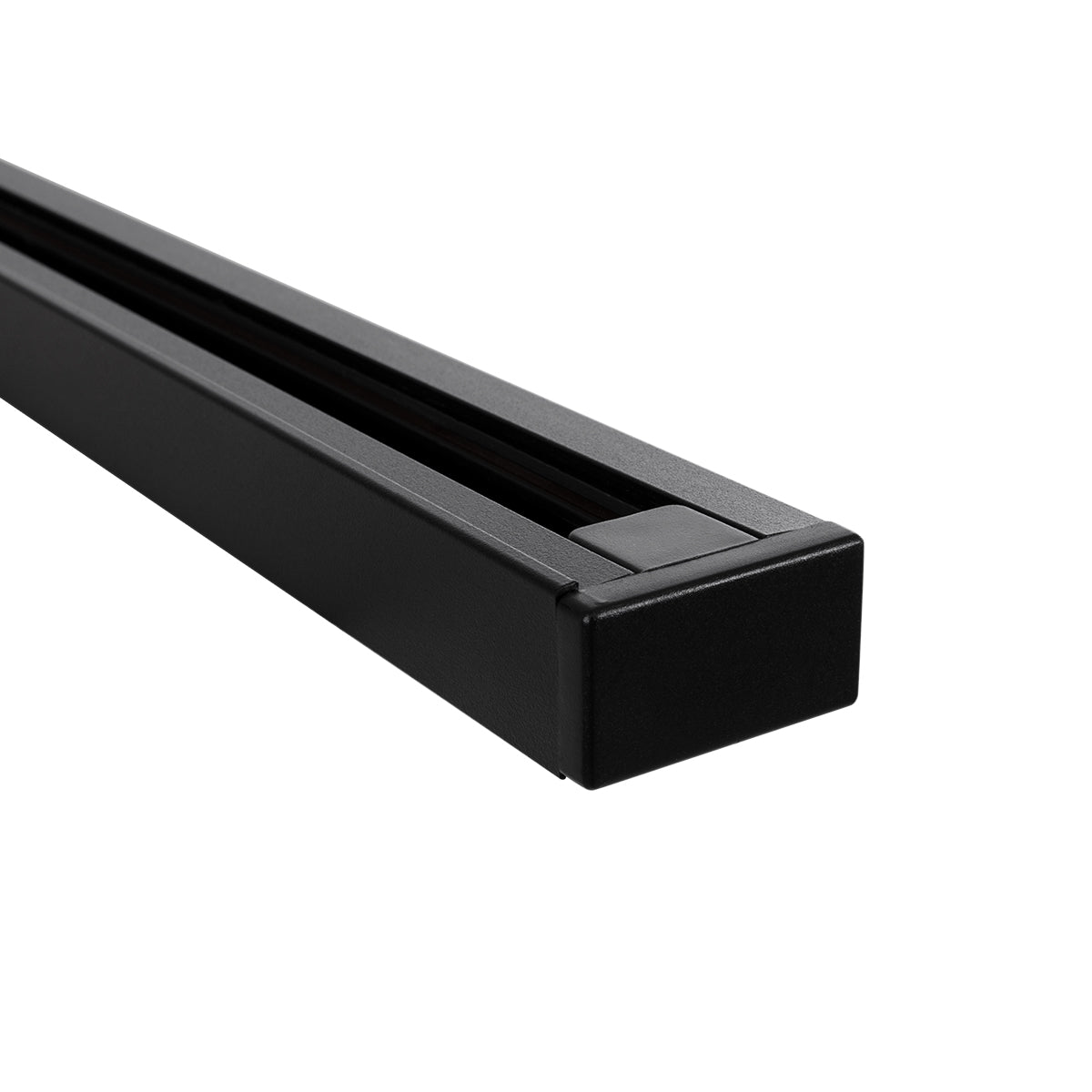 EUROTRACK-1PH 60901 Μονοφασική Ράγα 2 Καλωδίων 1L+1N για Σύστημα Ράγας Eurotrack-1PH AC 220-240V IP20 - Μαύρο Ματ - Μ100 x Π3.6 x Υ2