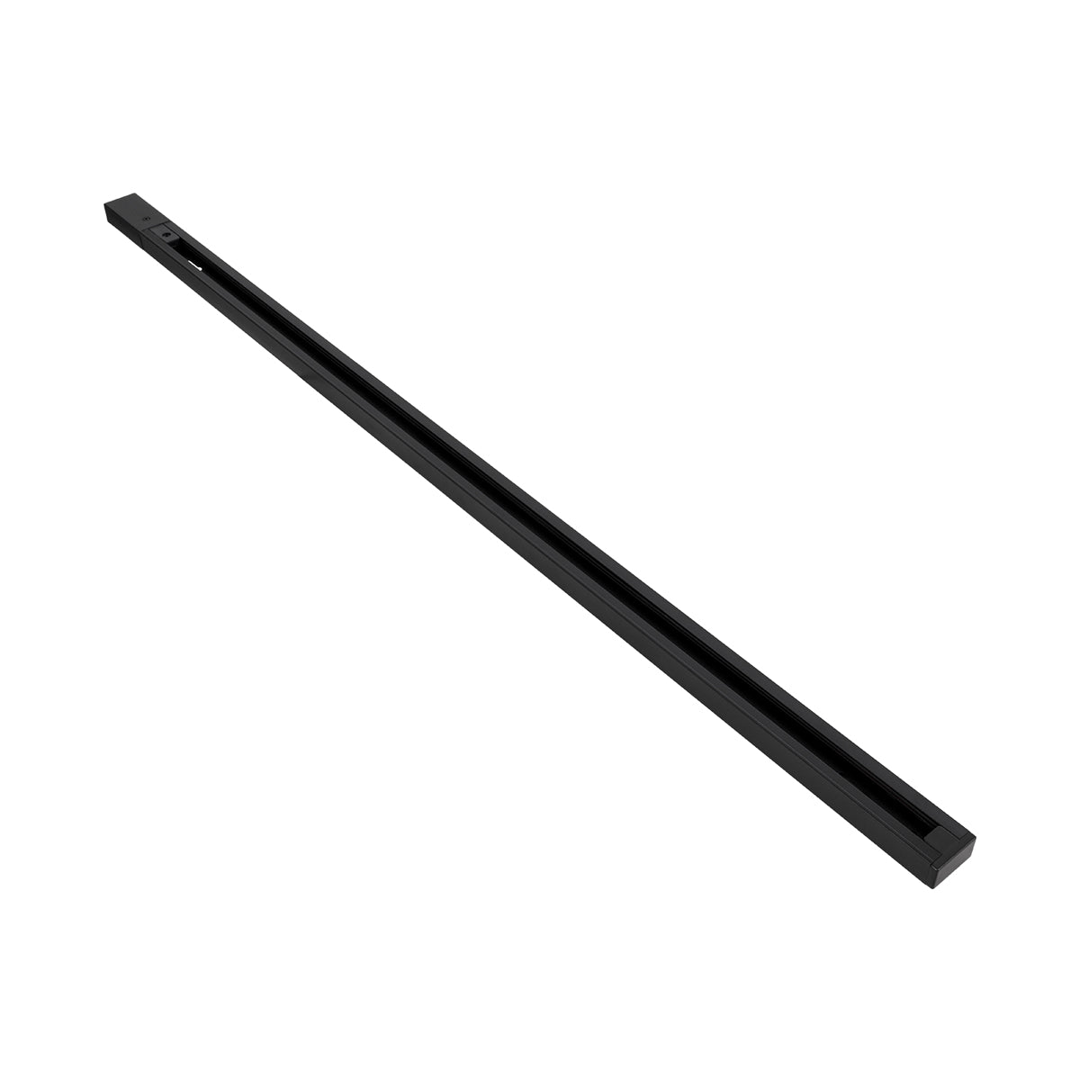 EUROTRACK-1PH 60901 Μονοφασική Ράγα 2 Καλωδίων 1L+1N για Σύστημα Ράγας Eurotrack-1PH AC 220-240V IP20 - Μαύρο Ματ - Μ100 x Π3.6 x Υ2