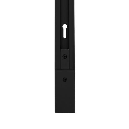 EUROTRACK-1PH 60901 Μονοφασική Ράγα 2 Καλωδίων 1L+1N για Σύστημα Ράγας Eurotrack-1PH AC 220-240V IP20 - Μαύρο Ματ - Μ100 x Π3.6 x Υ2