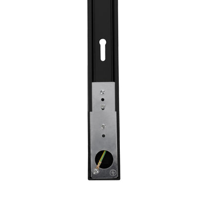 EUROTRACK-1PH 60901 Μονοφασική Ράγα 2 Καλωδίων 1L+1N για Σύστημα Ράγας Eurotrack-1PH AC 220-240V IP20 - Μαύρο Ματ - Μ100 x Π3.6 x Υ2