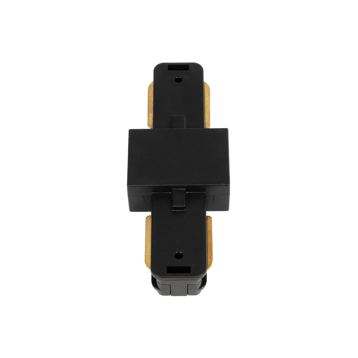 EUROTRACK-1PH 60903 Μονοφασικός Σύνδεσμος I Επέκτασης Ράγας 2 Καλωδίων 1L+1N για Σύστημα Ράγας Eurotrack-1PH AC 220-240V IP20 - Μαύρο Ματ - Μ9.3 x Π3.5 x Υ1.6