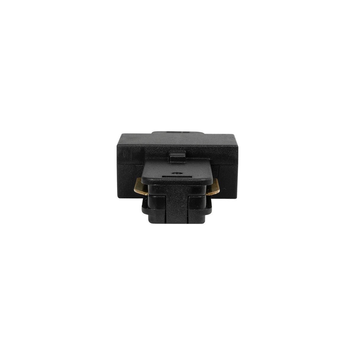 EUROTRACK-1PH 60903 Μονοφασικός Σύνδεσμος I Επέκτασης Ράγας 2 Καλωδίων 1L+1N για Σύστημα Ράγας Eurotrack-1PH AC 220-240V IP20 - Μαύρο Ματ - Μ9.3 x Π3.5 x Υ1.6