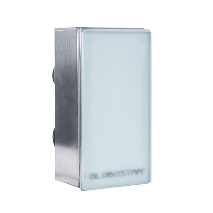 CYBOLITHOS 60951 Χωνευτό Φωτιστικό Σποτ Δαπέδου LED 4W 540lm 120° DC 24V Αδιάβροχο IP68 IK06 Μ20 x Π10 x Υ8cm 6000K Dimmable - Tempered Γαλακτερό Γυαλί & Ανοξείδωτο Ατσάλι - Bridgelux Chip