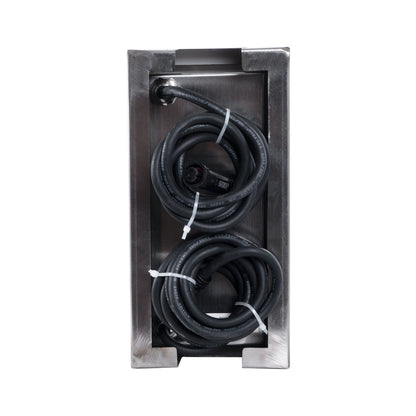 CYBOLITHOS 60952 Χωνευτό Φωτιστικό Σποτ Δαπέδου LED 4W 400lm 120° DC 24V Αδιάβροχο IP68 IK06 Μ20 x Π10 x Υ8cm Μπλε Dimmable - Tempered Γαλακτερό Γυαλί & Ανοξείδωτο Ατσάλι - Bridgelux Chip