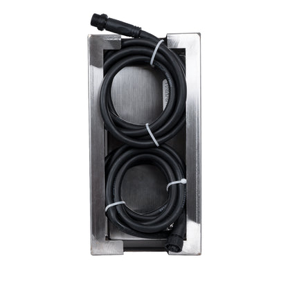 CYBOLITHOS 60953 Χωνευτό Φωτιστικό Σποτ Δαπέδου LED 4W 400lm 120° DC 24V Αδιάβροχο IP68 IK06 Μ20 x Π10 x Υ8cm RGB Dimmable - Tempered Γαλακτερό Γυαλί & Ανοξείδωτο Ατσάλι - Bridgelux Chip