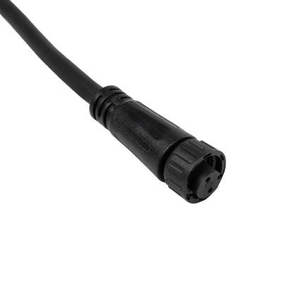 CONNECTOR 60954 2 Pin Καλώδιο/Επέκταση Τ 1 Μέτρου με Είσοδο 1 x Αρσενικό Βύσμα & Έξοδο 2 x Θηλυκά Βύσματα Αδιάβροχο IP68 - Μαύρο - Μ100 x Π3.7 x Υ1.4