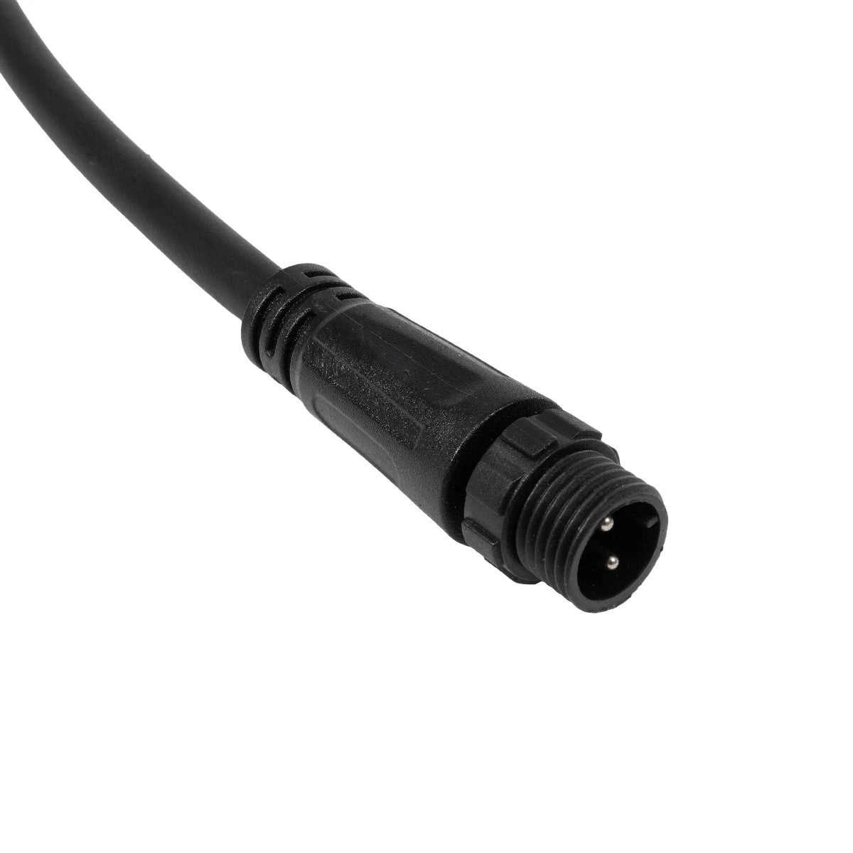 CONNECTOR 60955 2 Pin Καλώδιο/Επέκταση Ι 1 Μέτρου με Είσοδο 1 x Αρσενικό Βύσμα & Έξοδο 1 x Θηλυκό Βύσμα Αδιάβροχο IP68 - Μαύρο - Μ100 x Π1.5 x Υ1.5