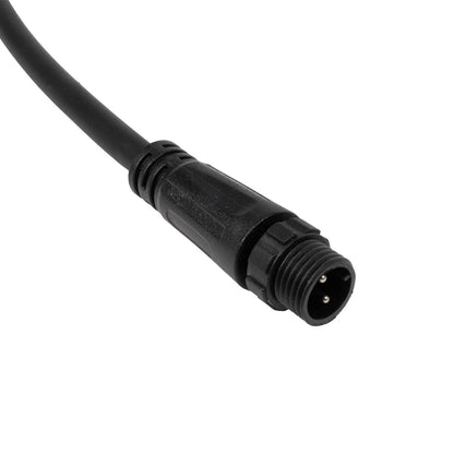 CONNECTOR 60955 2 Pin Καλώδιο/Επέκταση Ι 1 Μέτρου με Είσοδο 1 x Αρσενικό Βύσμα & Έξοδο 1 x Θηλυκό Βύσμα Αδιάβροχο IP68 - Μαύρο - Μ100 x Π1.5 x Υ1.5