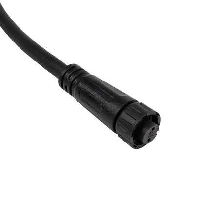 CONNECTOR 60955 2 Pin Καλώδιο/Επέκταση Ι 1 Μέτρου με Είσοδο 1 x Αρσενικό Βύσμα & Έξοδο 1 x Θηλυκό Βύσμα Αδιάβροχο IP68 - Μαύρο - Μ100 x Π1.5 x Υ1.5