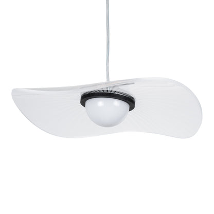 ACRYLICA 60974 Κρεμαστό Φωτιστικό Οροφής Design LED CCT 20W 2240lm 360° AC 220-240V - Εναλλαγή Φωτισμού μέσω Διακόπτη On/Off All In One Ψυχρό 6000k+Φυσικό 4500k+Θερμό 2700k Φ40cm - Μαύρο με Διάφανο Laser Designed Plexiglass