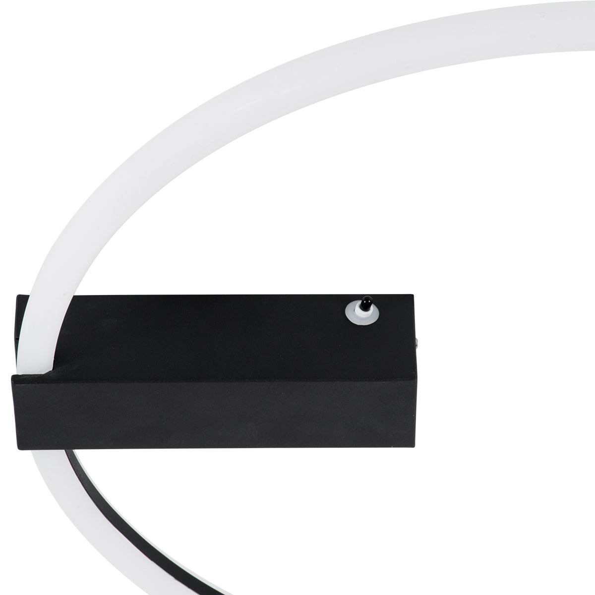 CINDERELLA 60980 Φωτιστικό Οροφής Δαχτυλίδι-Κύκλος LED CCT 30W 3360lm 360° AC 220-240V - Εναλλαγή Φωτισμού μέσω Τηλεχειριστηρίου All In One Ψυχρό 6000k+Φυσικό 4500k+Θερμό 2700k Dimmable Φ50cm - Μαύρο