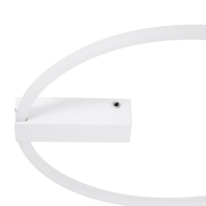 CINDERELLA 60981 Φωτιστικό Οροφής Δαχτυλίδι-Κύκλος LED CCT 30W 3360lm 360° AC 220-240V - Εναλλαγή Φωτισμού μέσω Τηλεχειριστηρίου All In One Ψυχρό 6000k+Φυσικό 4500k+Θερμό 2700k Dimmable Φ50cm - Λευκό