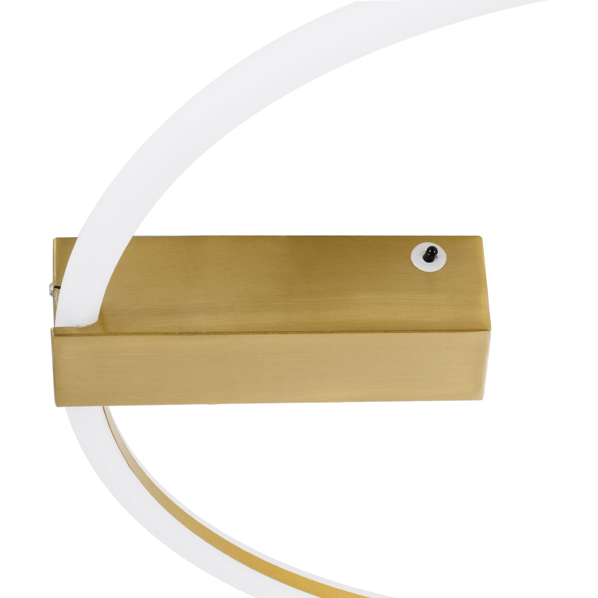 CINDERELLA 60982 Φωτιστικό Οροφής Δαχτυλίδι-Κύκλος LED CCT 30W 3360lm 360° AC 220-240V - Εναλλαγή Φωτισμού μέσω Τηλεχειριστηρίου All In One Ψυχρό 6000k+Φυσικό 4500k+Θερμό 2700k Dimmable Φ50cm - Χρυσό Βούρτσας