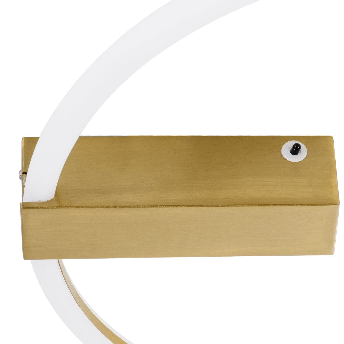 CINDERELLA 60982 Φωτιστικό Οροφής Δαχτυλίδι-Κύκλος LED CCT 30W 3360lm 360° AC 220-240V - Εναλλαγή Φωτισμού μέσω Τηλεχειριστηρίου All In One Ψυχρό 6000k+Φυσικό 4500k+Θερμό 2700k Dimmable Φ50cm - Χρυσό Βούρτσας