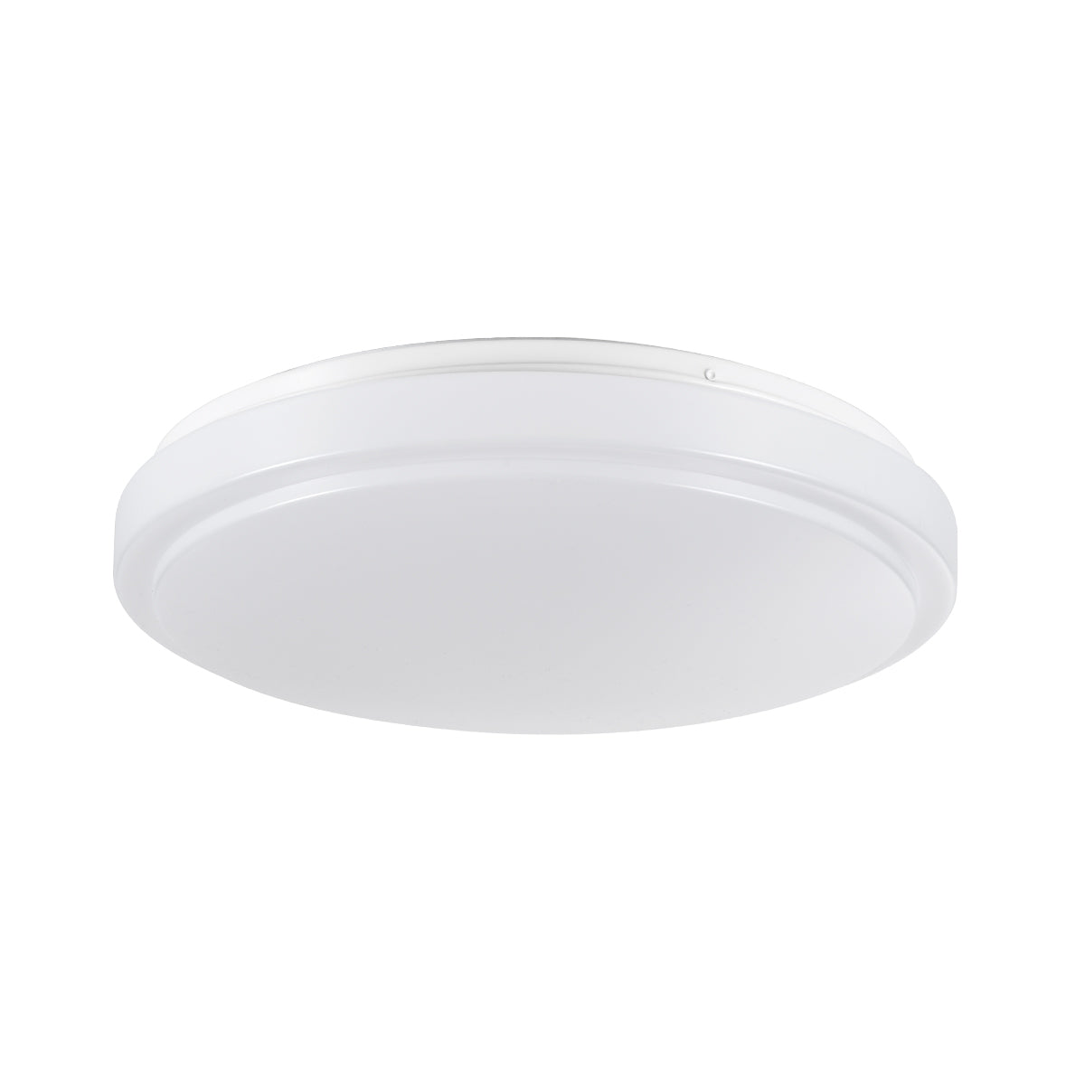 EMERGANO 60993 Πλαφονιέρα Οροφής LED 30W 2850lm 120° AC 220-240V με Ενσωματωμένο Σύστημα Emergency Li-ion 3450mAh/12.8Wh με Αυτονομία 3hrs - Αδιάβροχη IP54 Φ38 x Υ5.3cm Φυσικό Λευκό 4500K - Λευκό - Bridgelux Chips