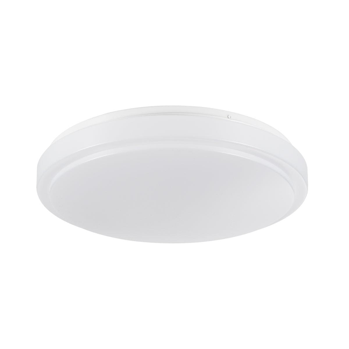 EMERGANO 60993 Πλαφονιέρα Οροφής LED 30W 2850lm 120° AC 220-240V με Ενσωματωμένο Σύστημα Emergency Li-ion 3450mAh/12.8Wh με Αυτονομία 3hrs - Αδιάβροχη IP54 Φ38 x Υ5.3cm Φυσικό Λευκό 4500K - Λευκό - Bridgelux Chips