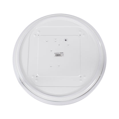 SENSORANO 60994 Πλαφονιέρα Οροφής LED 30W 3000lm 120° AC 220-240V με Ενσωματωμένο Σύστημα Ρυθμιζόμενου Microwave Αισθητήρα Κίνησης - Αδιάβροχη IP54 Φ38 x Υ5.3cm Ψυχρό Λευκό 6000K - Λευκό - Bridgelux Chips