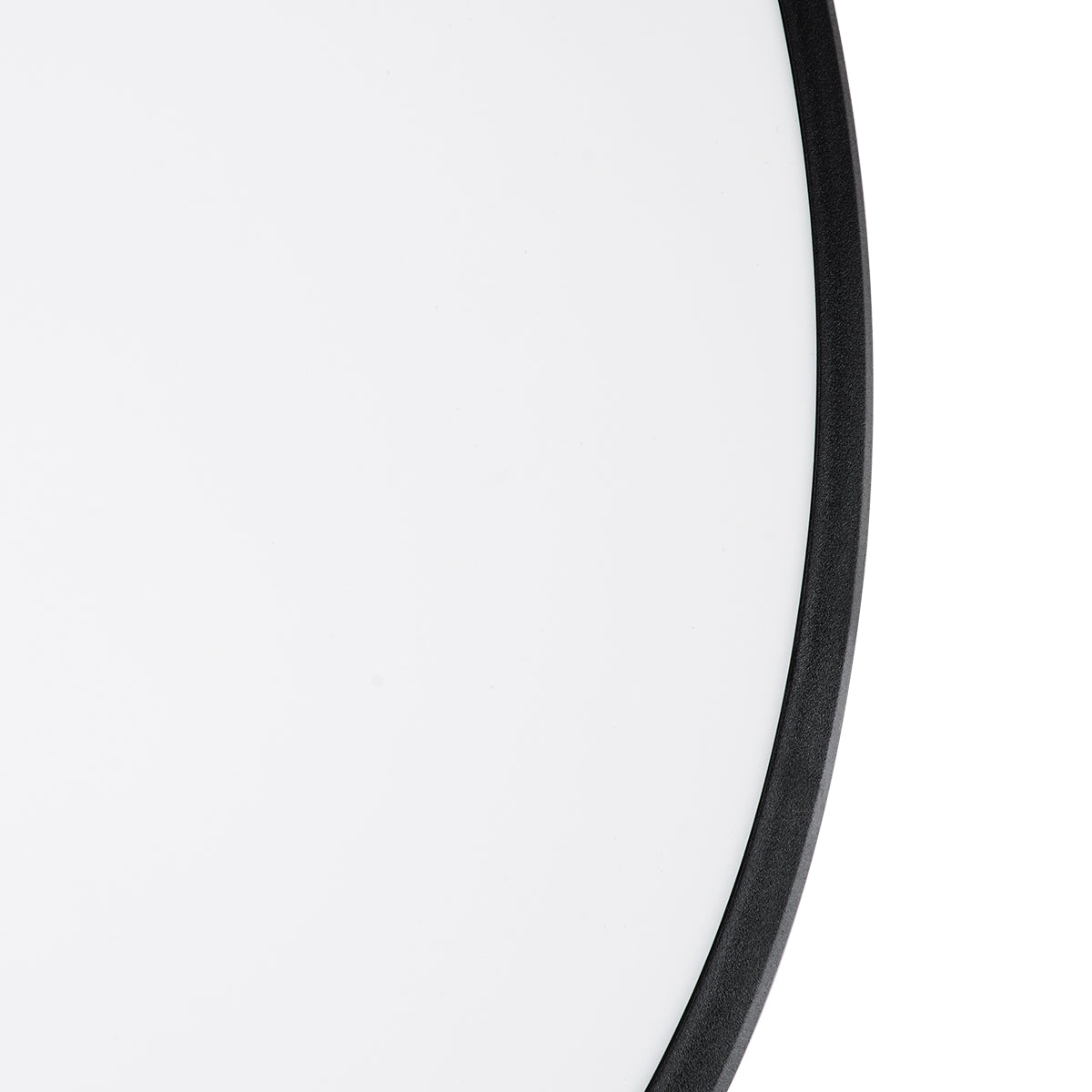 TUFFIN 60996 Πλαφονιέρα Οροφής LED 24W 2760lm 120° AC 220-240V Αδιάβροχη IP54 Φ30 x Υ6.5cm Ψυχρό Λευκό 6000K - Μαύρο - Bridgelux Chips