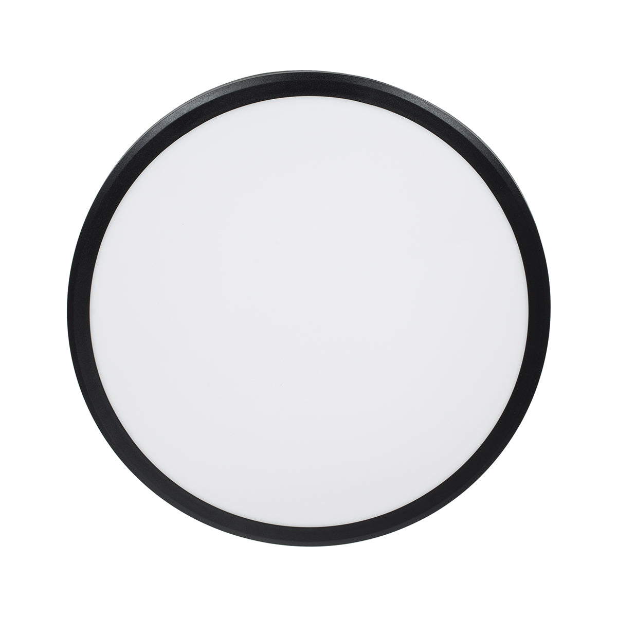 TUFFIN 60997 Πλαφονιέρα Οροφής LED 24W 2640lm 120° AC 220-240V Αδιάβροχη IP54 Φ30 x Υ6.5cm Φυσικό Λευκό 4500K - Μαύρο - Bridgelux Chips