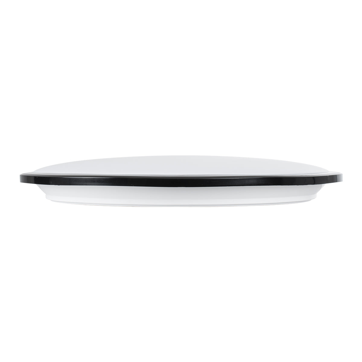TUFFIN 60999 Πλαφονιέρα Οροφής LED 36W 3960lm 120° AC 220-240V Αδιάβροχη IP54 Φ48 x Υ6.5cm Φυσικό Λευκό 4500K - Μαύρο - Bridgelux Chips