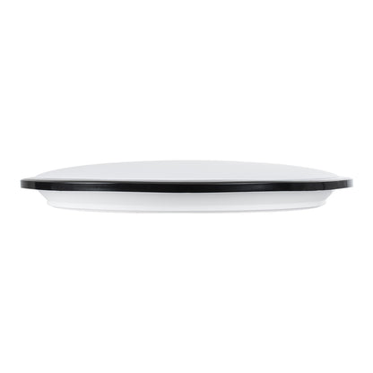 TUFFIN 60999 Πλαφονιέρα Οροφής LED 36W 3960lm 120° AC 220-240V Αδιάβροχη IP54 Φ48 x Υ6.5cm Φυσικό Λευκό 4500K - Μαύρο - Bridgelux Chips