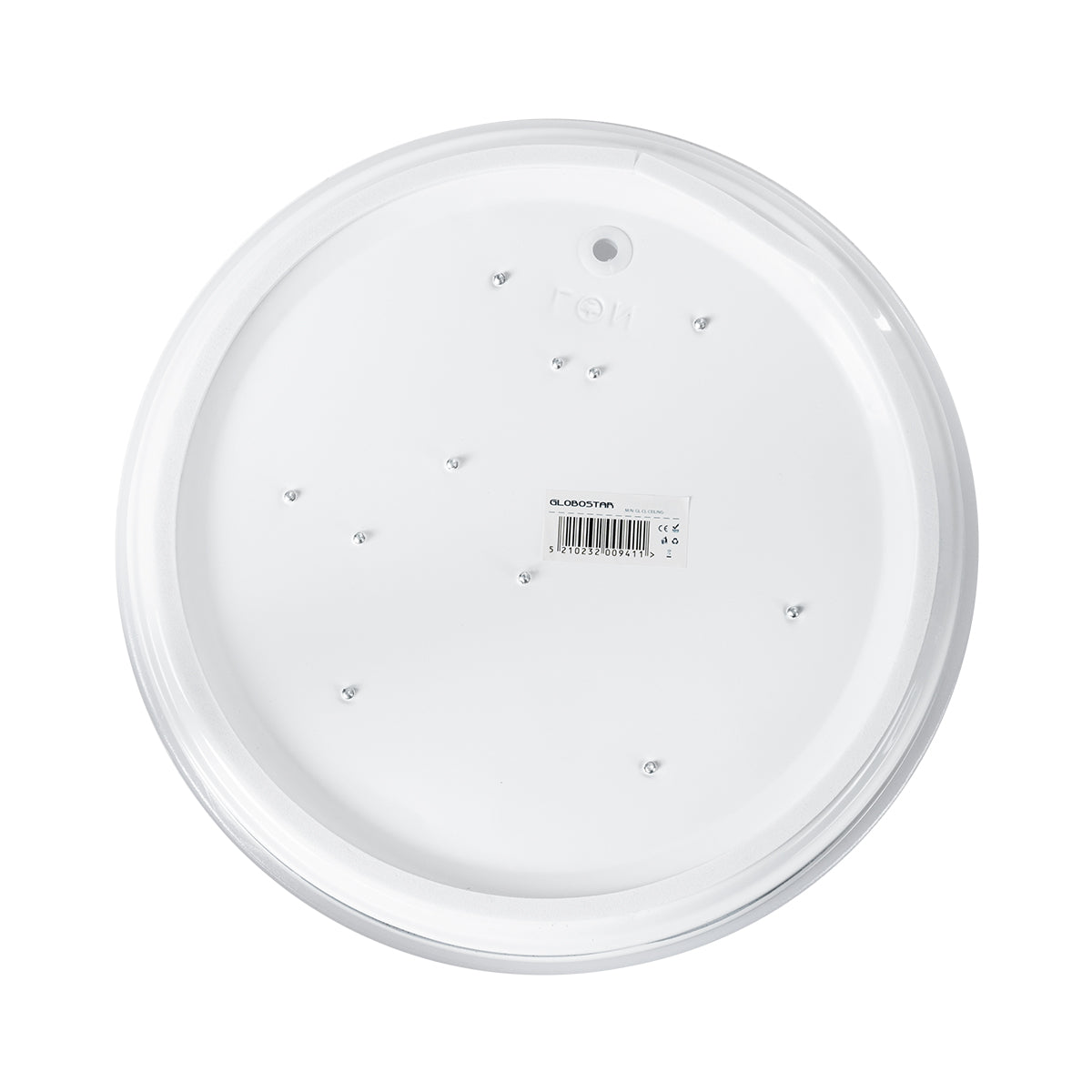 CELANO 61005 LED Πλαφονιέρα Οροφής Στρόγγυλη Φ26 20W 2000lm 120° AC 220-240V Αδιάβροχη IP54 Φ26 x Υ6cm Ψυχρό Λευκό 6000K