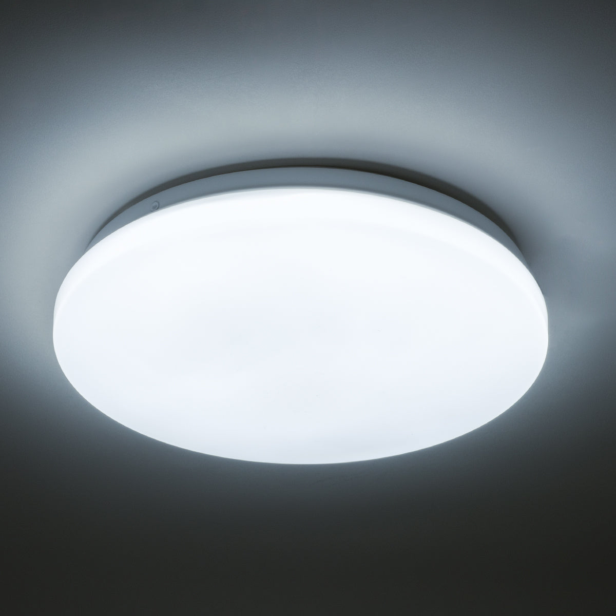 CELANO 61005 LED Πλαφονιέρα Οροφής Στρόγγυλη Φ26 20W 2000lm 120° AC 220-240V Αδιάβροχη IP54 Φ26 x Υ6cm Ψυχρό Λευκό 6000K