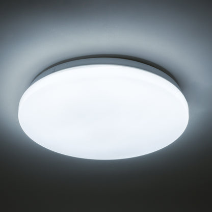 CELANO 61005 LED Πλαφονιέρα Οροφής Στρόγγυλη Φ26 20W 2000lm 120° AC 220-240V Αδιάβροχη IP54 Φ26 x Υ6cm Ψυχρό Λευκό 6000K