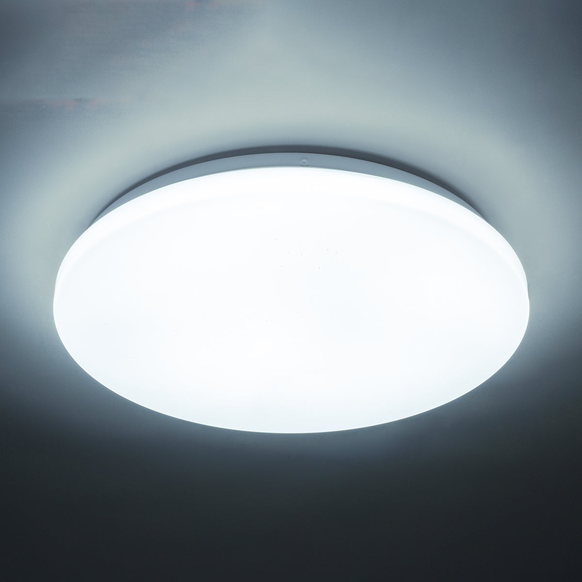 CELANO 61008 Φωτιστικό Πλαφονιέρα Οροφής LED 30W 3000lm 120° AC 220-240V Αδιάβροχο IP54 Ψυχρό Λευκό 6000K - Lumileds SMD Chip - Λευκό Γαλακτερό - Μ33 x Π33 x Υ6