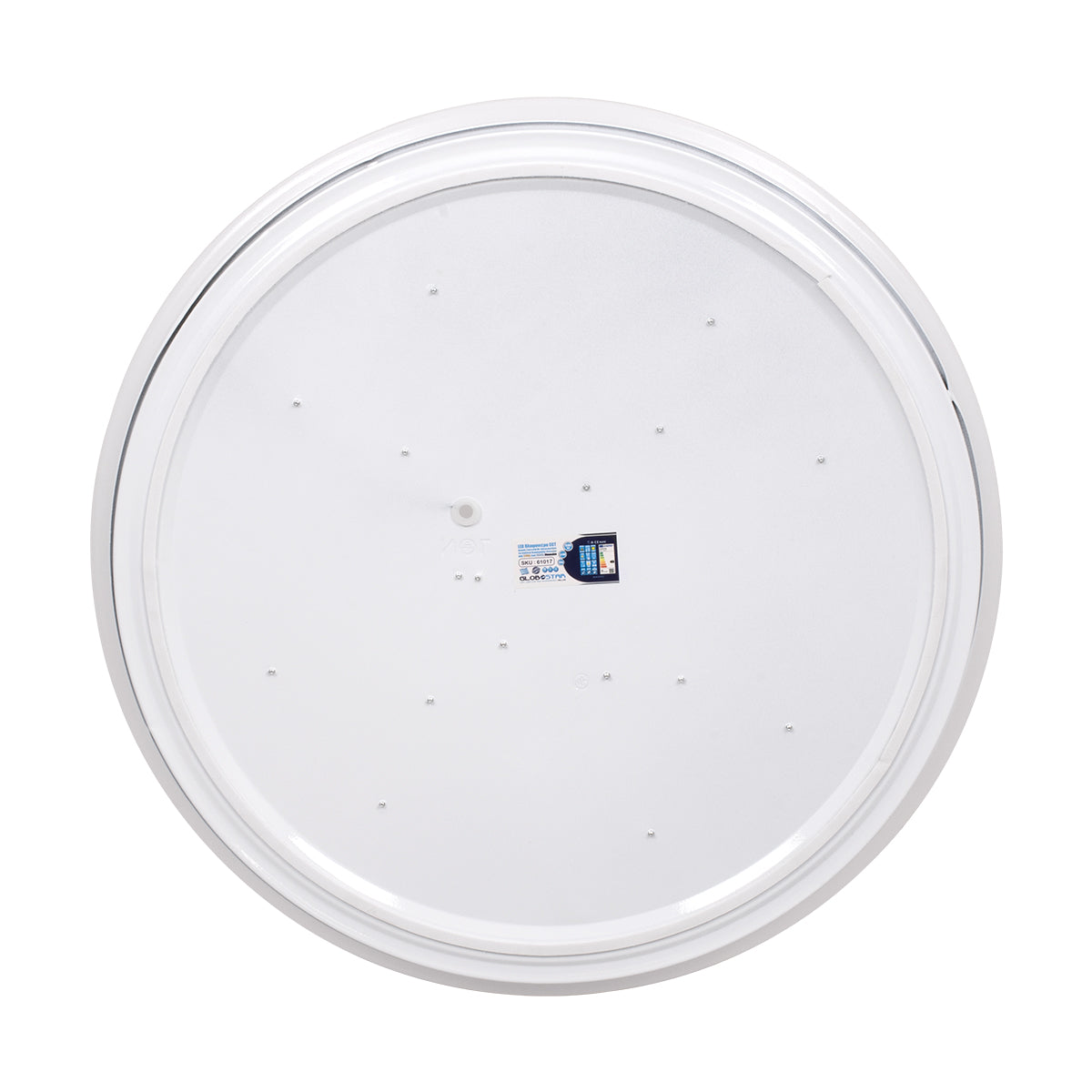 AVA 61017 Μοντέρνο Φωτιστικό Οροφής LED 76W 7600lm 120° AC 220-240V IP20 Ρυθμιζόμενο Λευκό CCT με Χειριστήριο από 2700K έως 6000K Dimmable - Lumileds SMD Chip - Λευκό Ματ - Μ48 x Π48 x Υ6.5