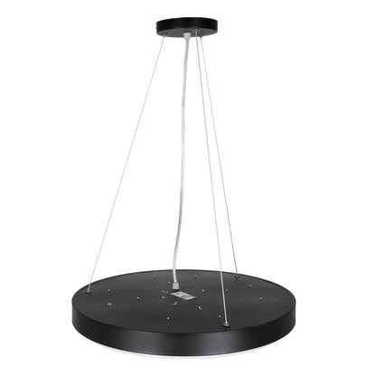 CASPER 61019 Κρεμαστή Πλαφονιέρα Οροφής LED CCT 76W 8372lm 120° AC 220-240V - Εναλλαγή Φωτισμού μέσω Τηλεχειριστηρίου All In One Ψυχρό Λευκό 6000k+Φυσικό Λευκό 4500k+Θερμό Λευκό 2700k Dimmable Φ45cm - Μαύρο