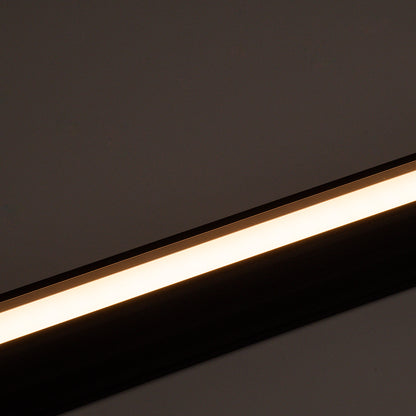 OFFICE 61025-P Γραμμικό Κρεμαστό Φωτιστικό Linear LED 18W 2170lm 120° AC 220-240V Μ120 x Π2 x Υ4cm Θερμό Λευκό 2700K - Μαύρο