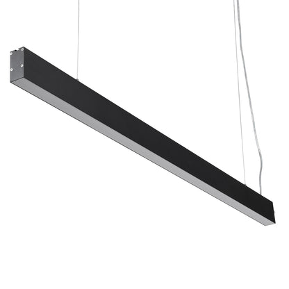 FELIX 61028-P Γραμμικό Κρεμαστό Φωτιστικό Linear LED CCT 54W 6500lm 120° AC 220-240V Μ120 x Π3.5 x Υ7cm - Εναλλαγή Φωτισμού μέσω Τηλεχειριστηρίου All In One Ψυχρό 6000k+Φυσικό 4500k+Θερμό 2700k Dimmable - Μαύρο